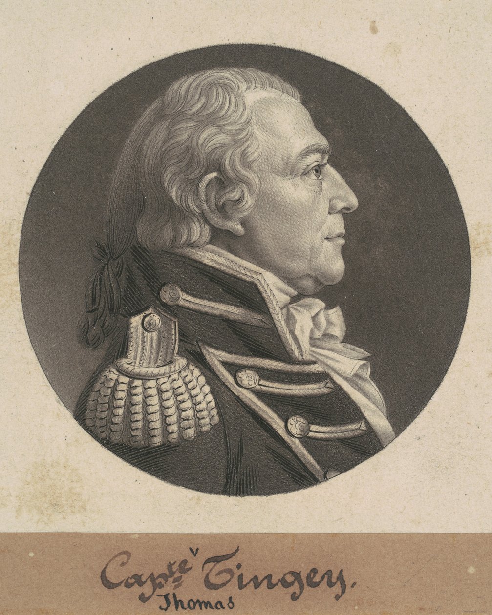 Tomasz Tingey autorstwa Charles B. J. Févret de Saint Mémin