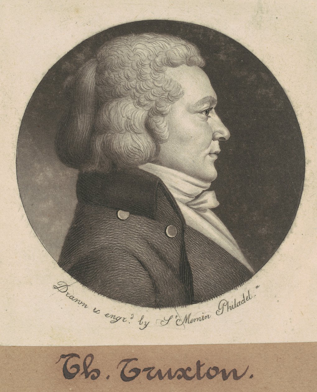 Thomas Truxtun autorstwa Charles B. J. Févret de Saint Mémin