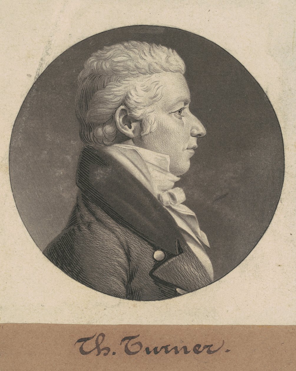Thomas Turner autorstwa Charles B. J. Févret de Saint Mémin