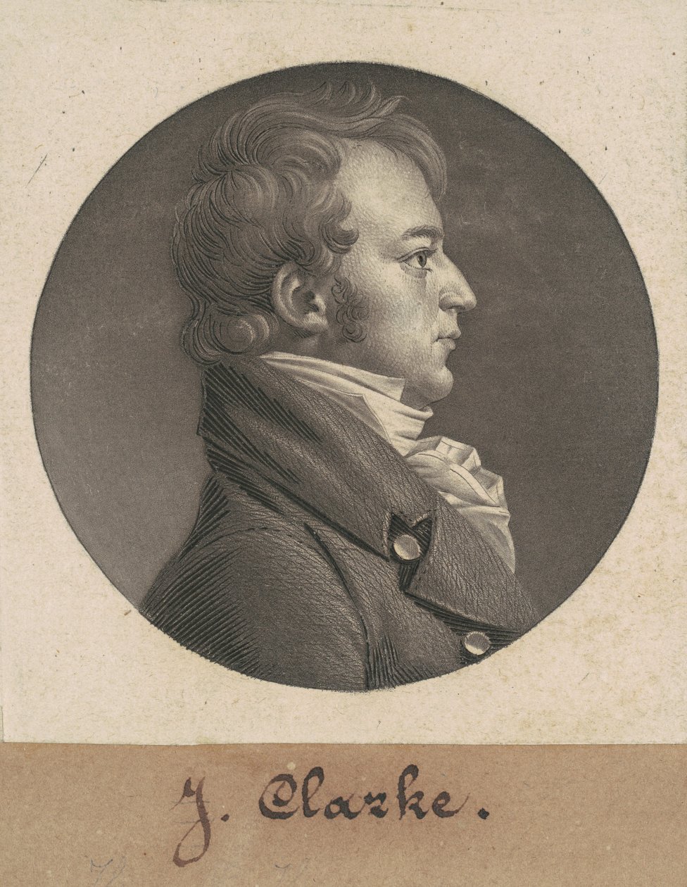 Thomas Weston Thompson autorstwa Charles B. J. Févret de Saint Mémin