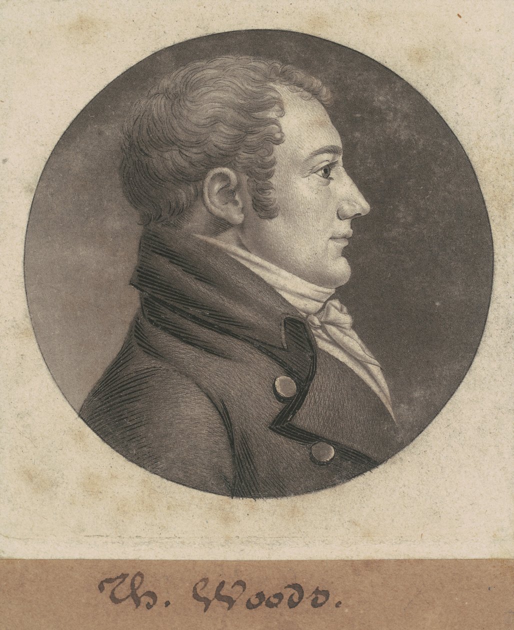 Thomas Woods autorstwa Charles B. J. Févret de Saint Mémin