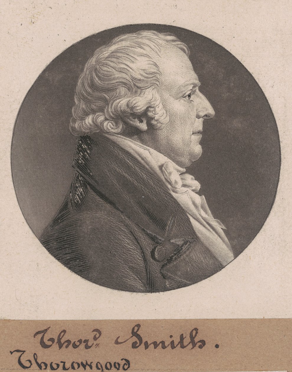 Thorowgood Smith autorstwa Charles B. J. Févret de Saint Mémin
