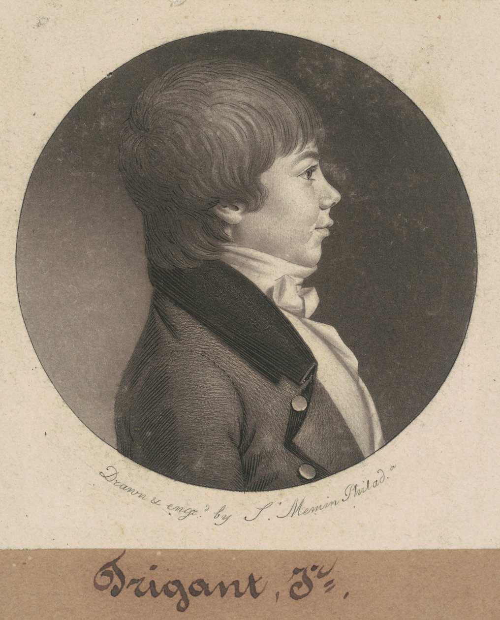 Trigant, Jr. autorstwa Charles B. J. Févret de Saint Mémin