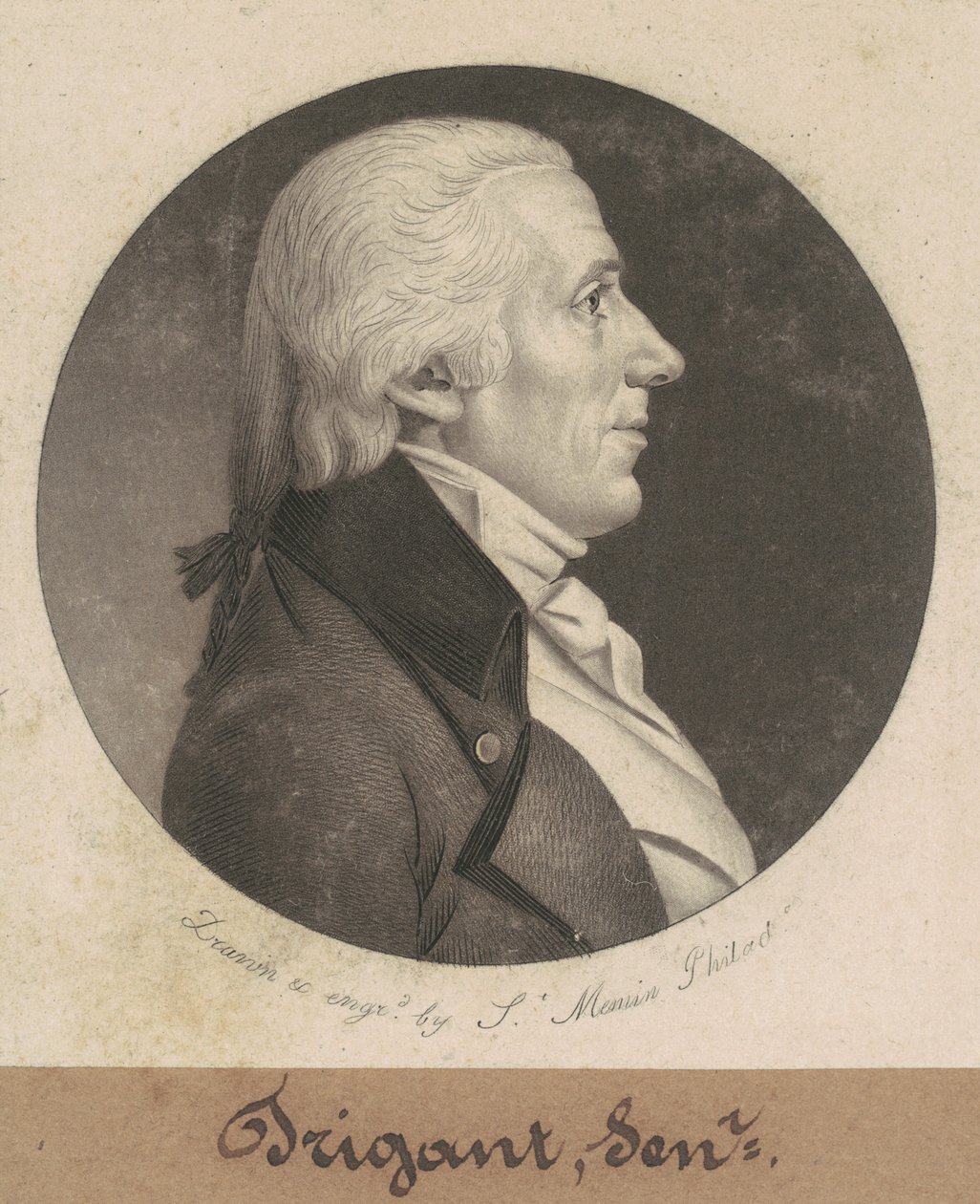 Triganta, s. autorstwa Charles B. J. Févret de Saint Mémin