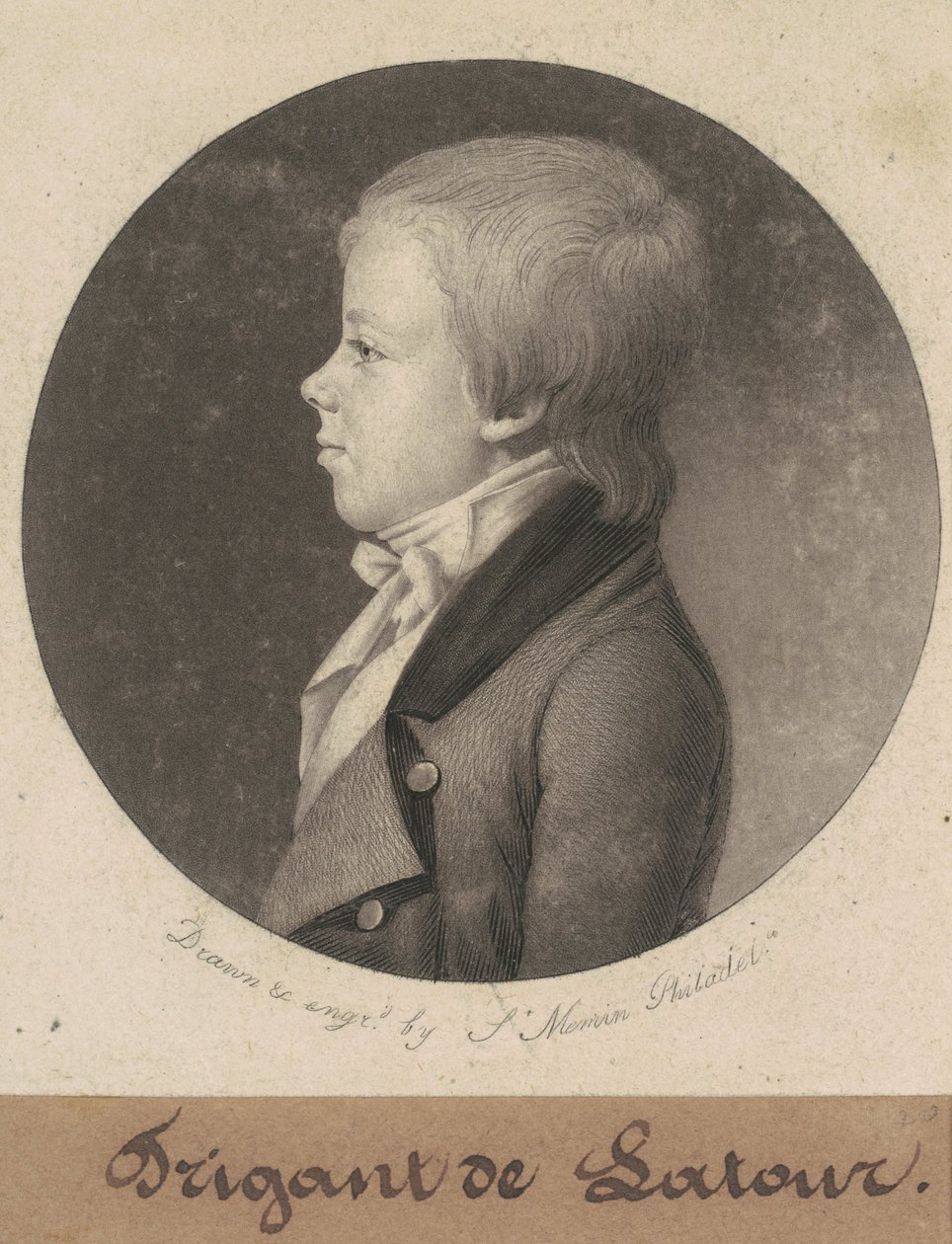 Trygant wieży autorstwa Charles B. J. Févret de Saint Mémin