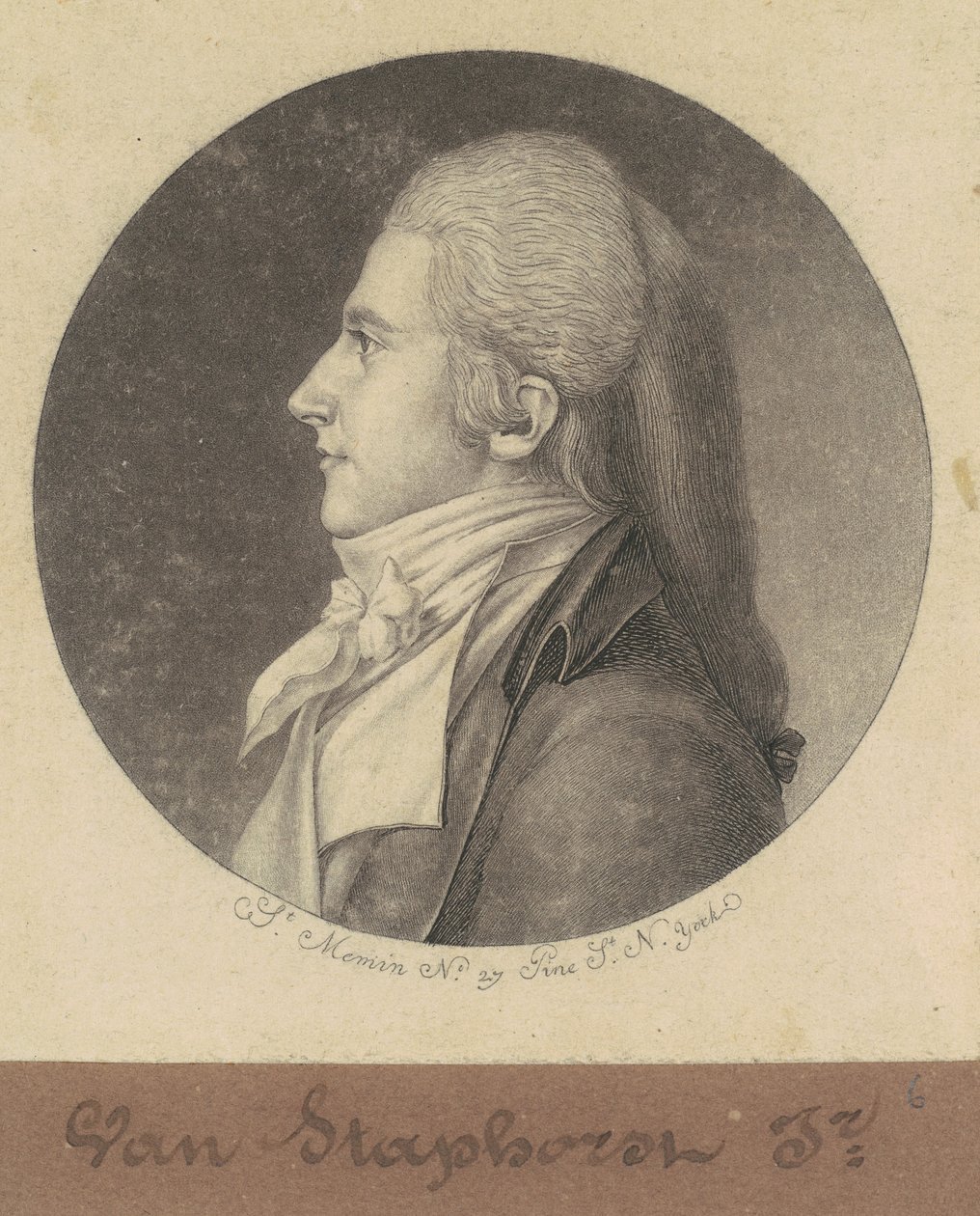 Van Staphorst, Jr. autorstwa Charles B. J. Févret de Saint Mémin