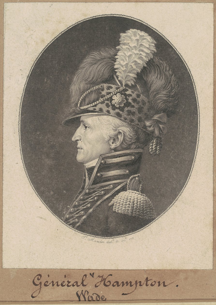 Wade Hampton autorstwa Charles B. J. Févret de Saint Mémin