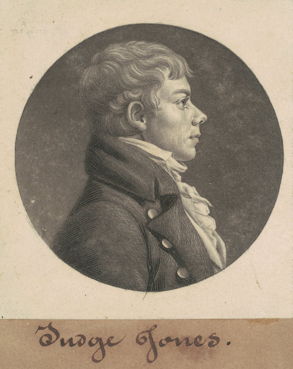 Walter Jones autorstwa Charles B. J. Févret de Saint Mémin