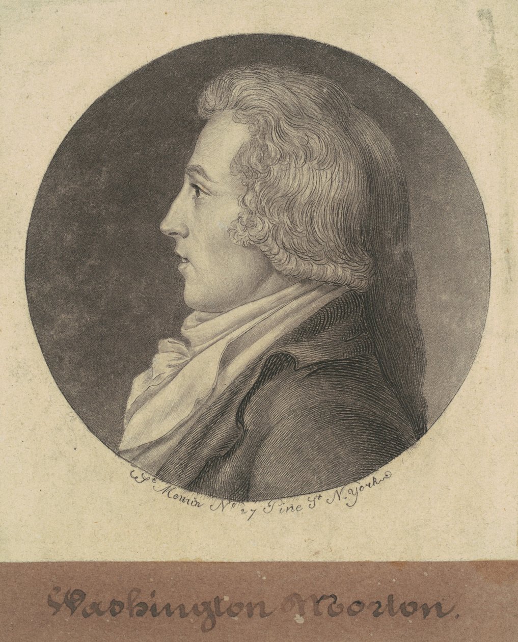 Waszyngton Morton autorstwa Charles B. J. Févret de Saint Mémin