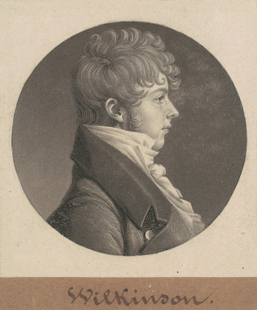 Wilkinson autorstwa Charles B. J. Févret de Saint Mémin