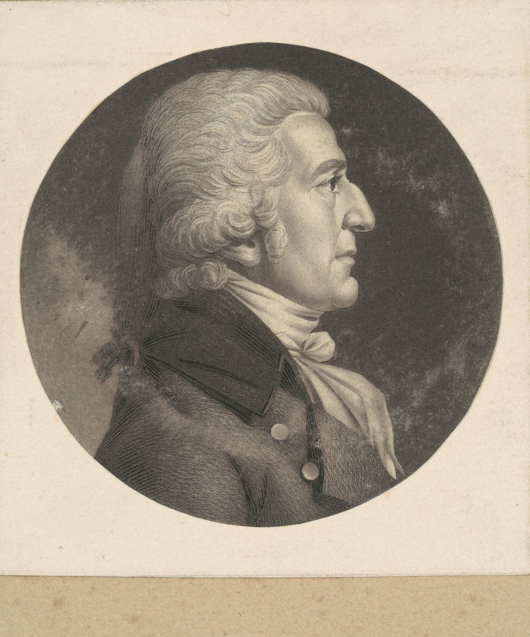 William Barton autorstwa Charles B. J. Févret de Saint Mémin