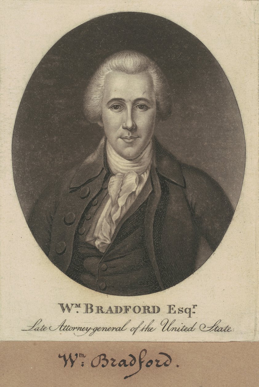 William Bradford autorstwa Charles B. J. Févret de Saint Mémin