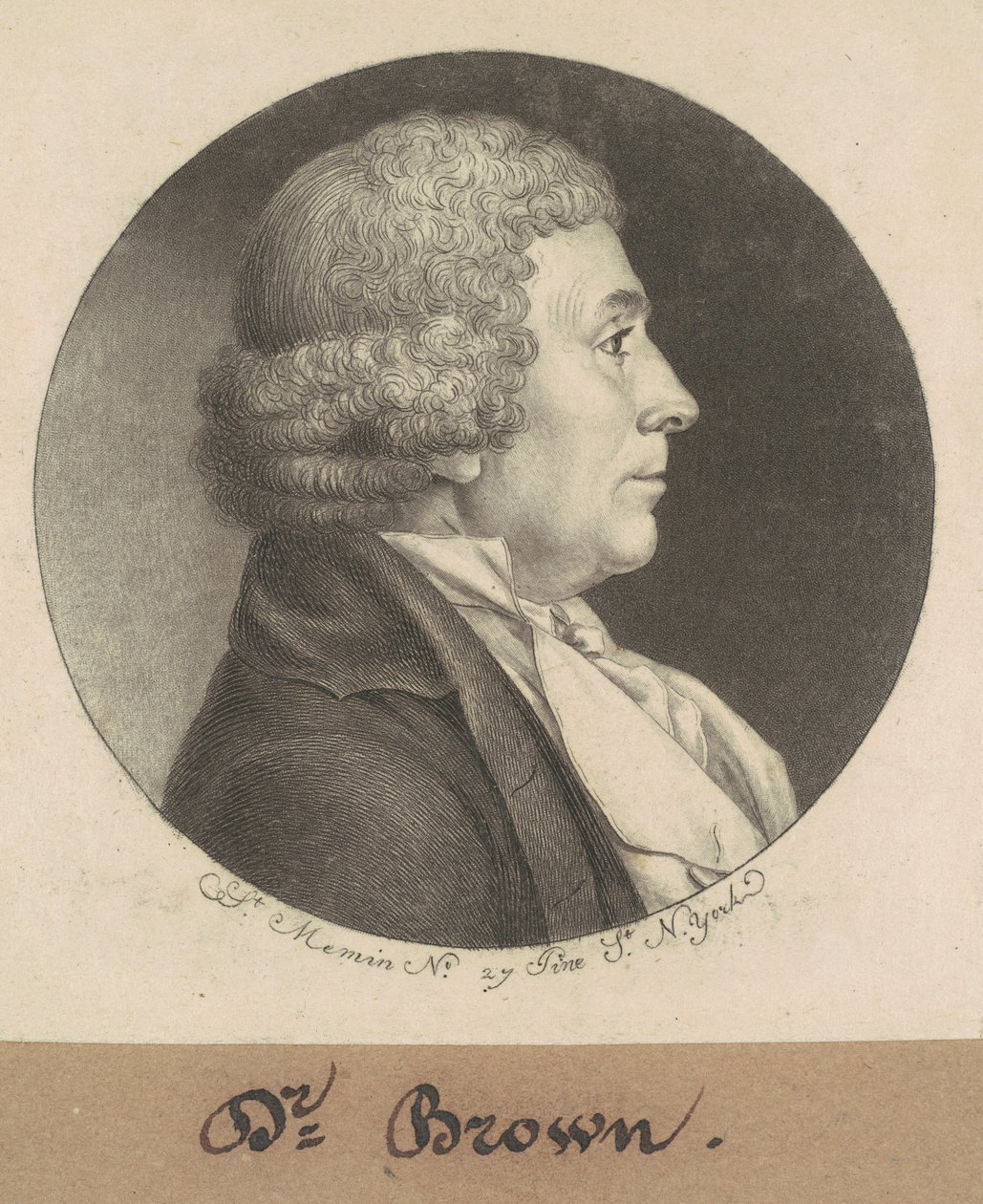 William Brown autorstwa Charles B. J. Févret de Saint Mémin