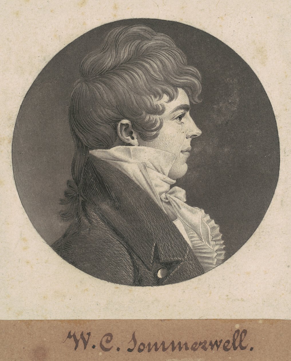 William Clarke Sommerville autorstwa Charles B. J. Févret de Saint Mémin