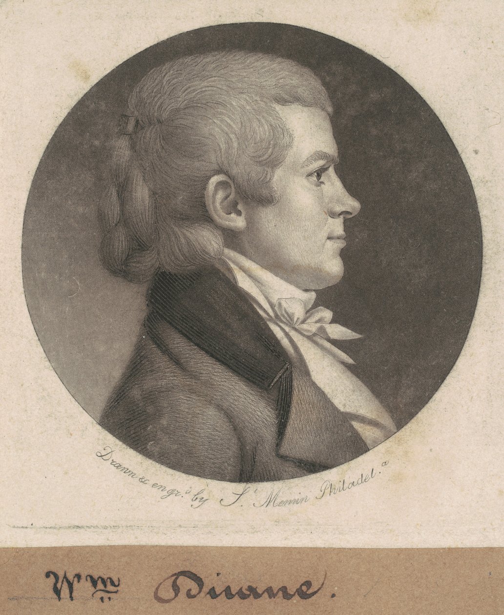 William Duane autorstwa Charles B. J. Févret de Saint Mémin