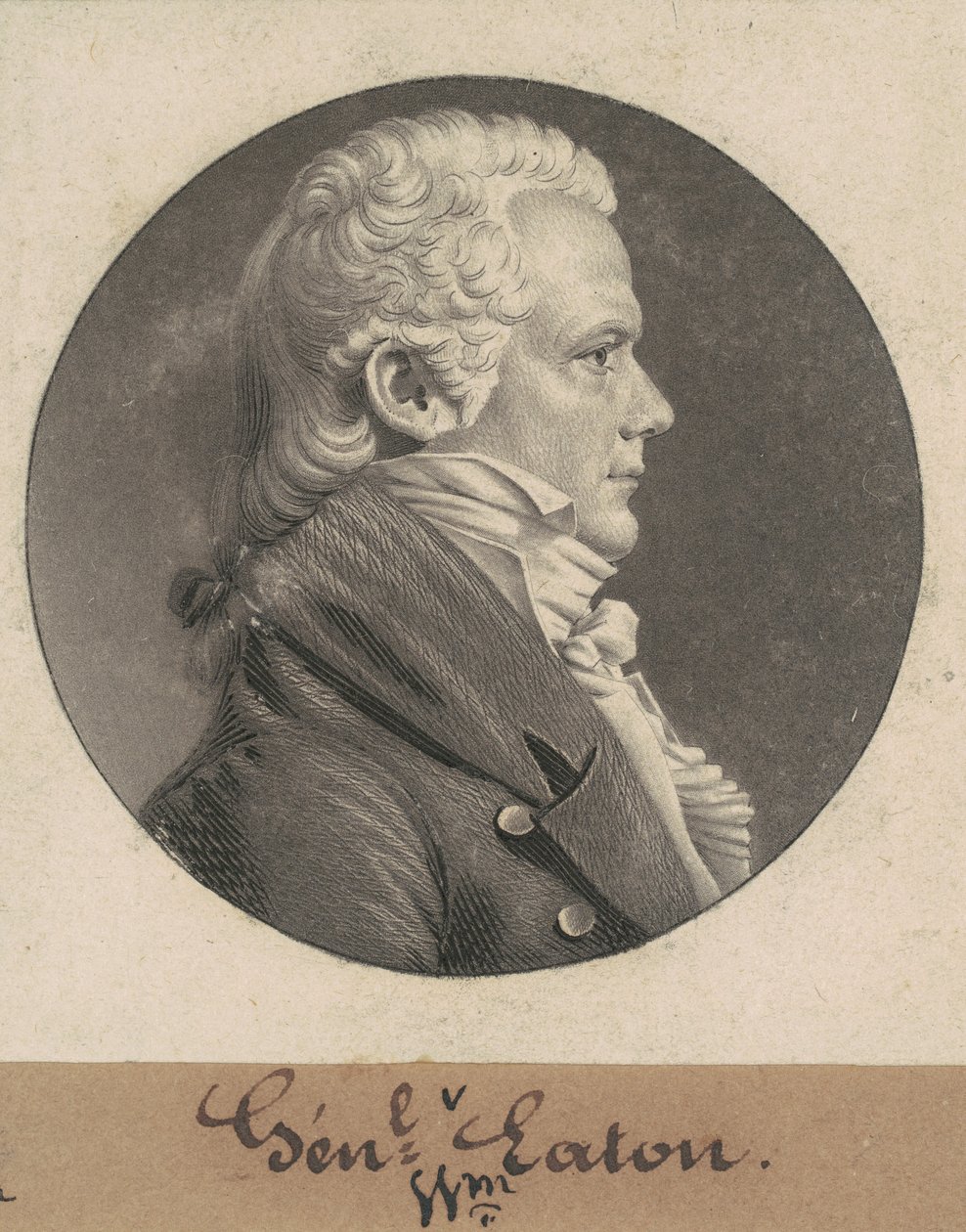 William Eaton autorstwa Charles B. J. Févret de Saint Mémin