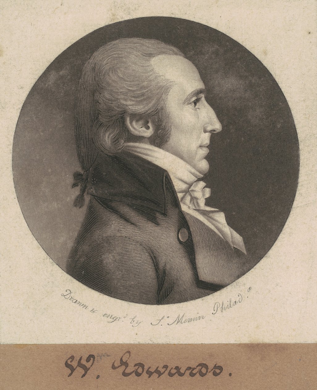 Williama Edwardsa autorstwa Charles B. J. Févret de Saint Mémin