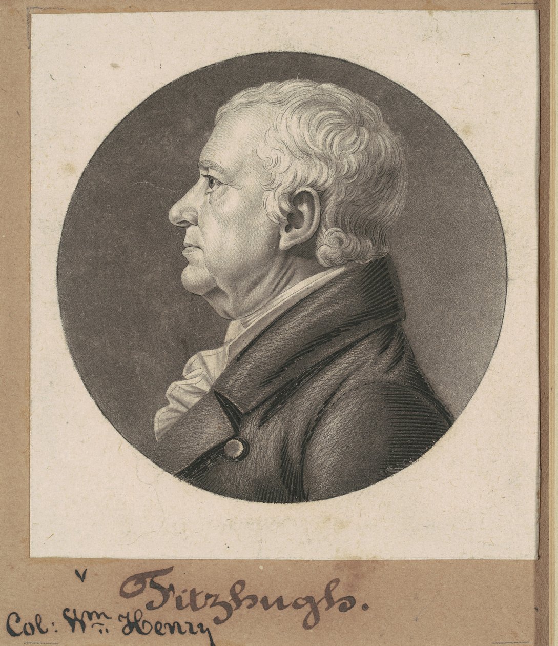 William Fitzhugh autorstwa Charles B. J. Févret de Saint Mémin