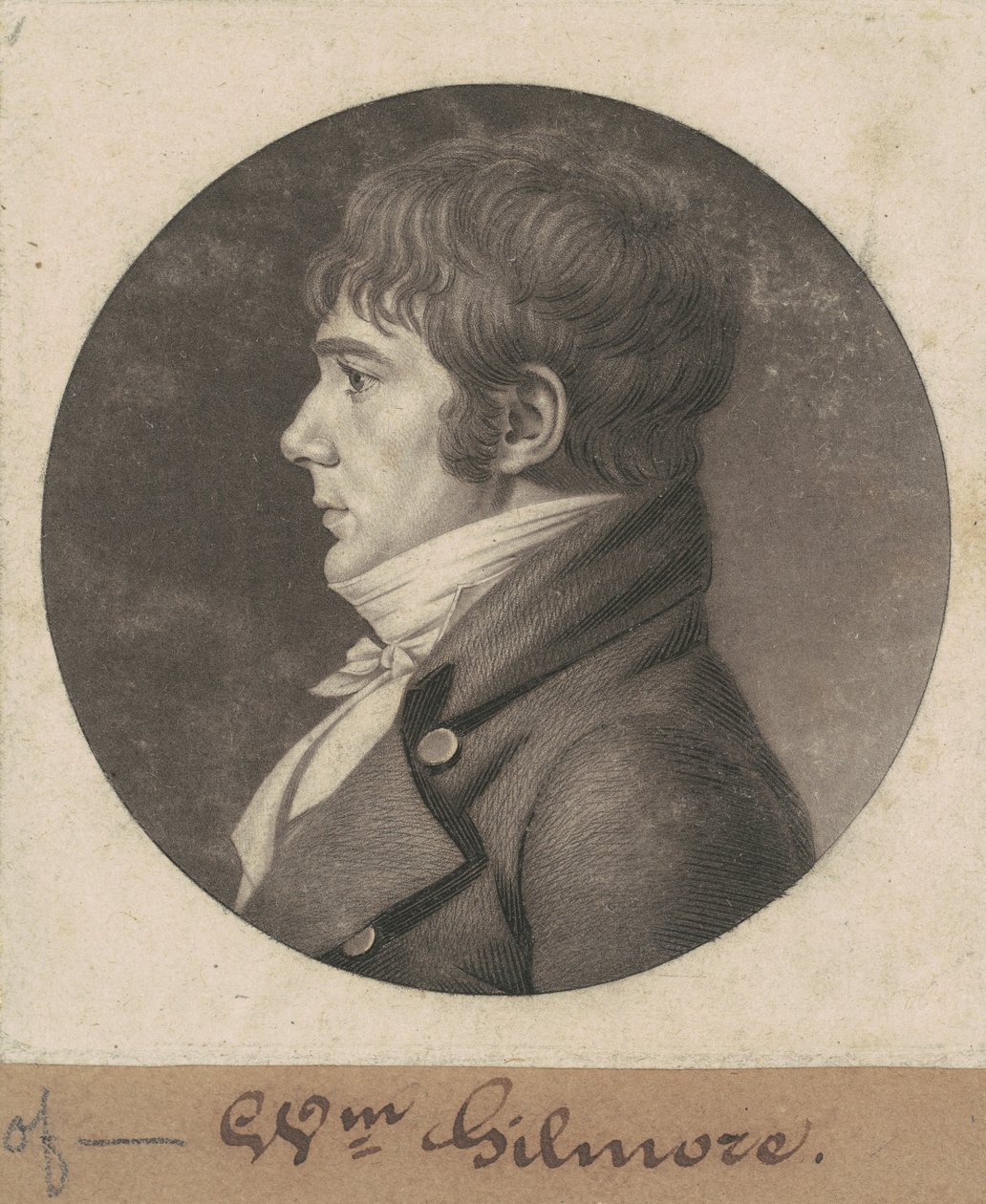 William Gilmor autorstwa Charles B. J. Févret de Saint Mémin