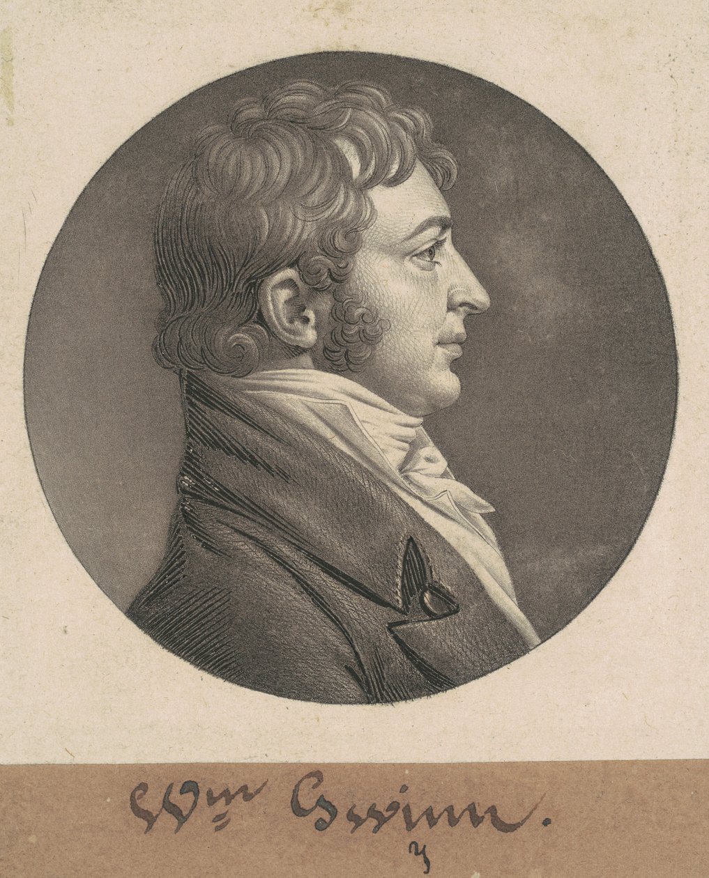 William Gwynn autorstwa Charles B. J. Févret de Saint Mémin