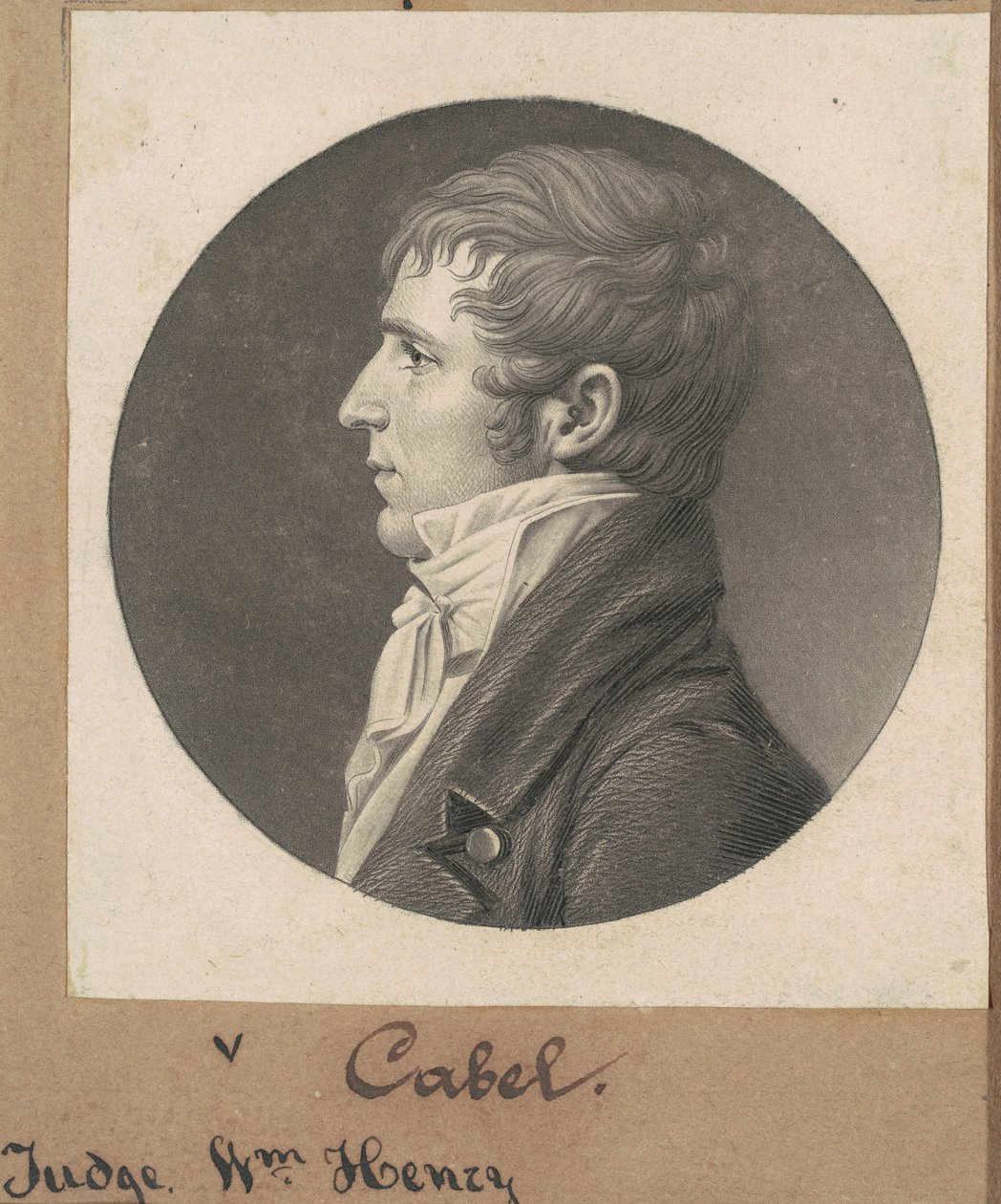 William H. Cabell autorstwa Charles B. J. Févret de Saint Mémin