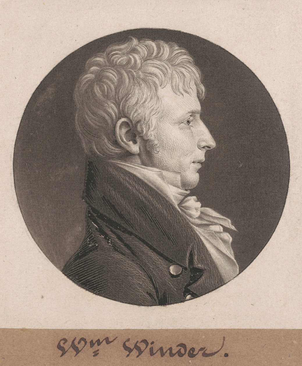 William Henry Winder autorstwa Charles B. J. Févret de Saint Mémin