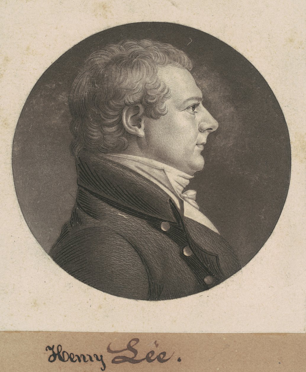 William Lee autorstwa Charles B. J. Févret de Saint Mémin