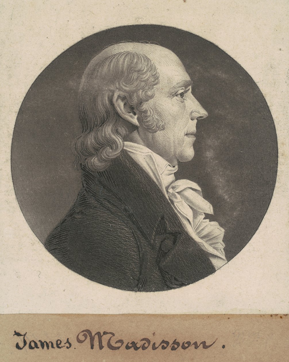 William Madison autorstwa Charles B. J. Févret de Saint Mémin