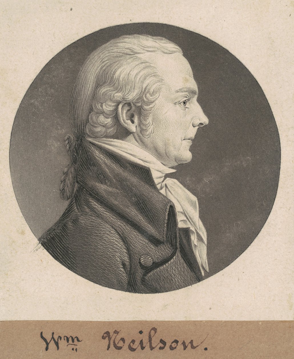 Williama Nelsona autorstwa Charles B. J. Févret de Saint Mémin