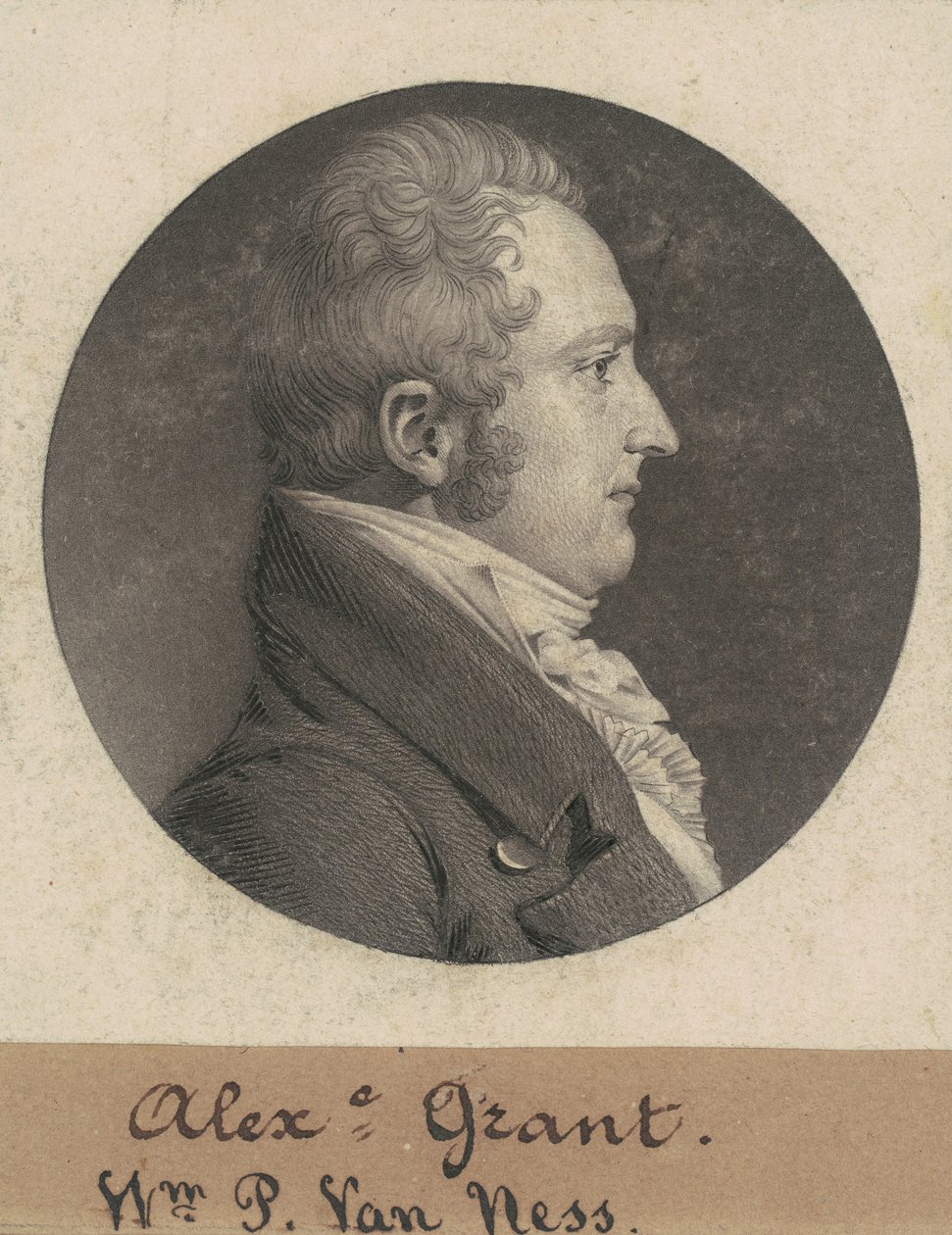 William Peter Van Ness autorstwa Charles B. J. Févret de Saint Mémin