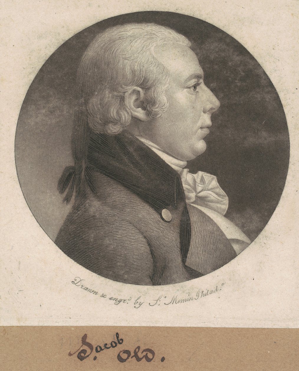 William Rodman autorstwa Charles B. J. Févret de Saint Mémin