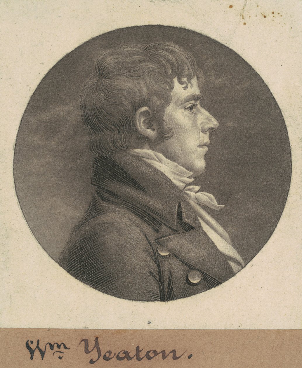 William Yeaton autorstwa Charles B. J. Févret de Saint Mémin