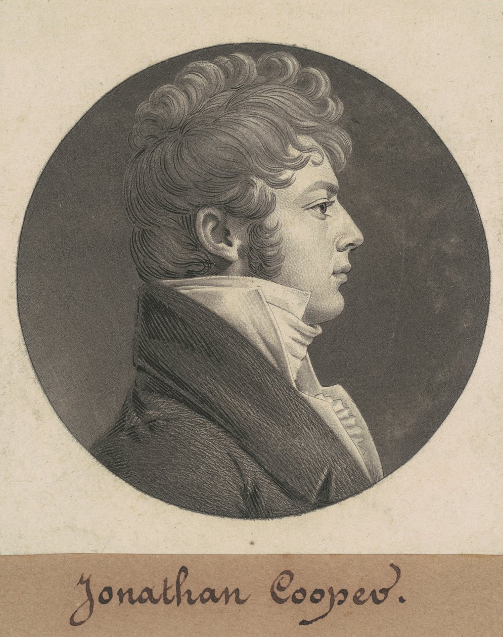 Williams Carter autorstwa Charles B. J. Févret de Saint Mémin