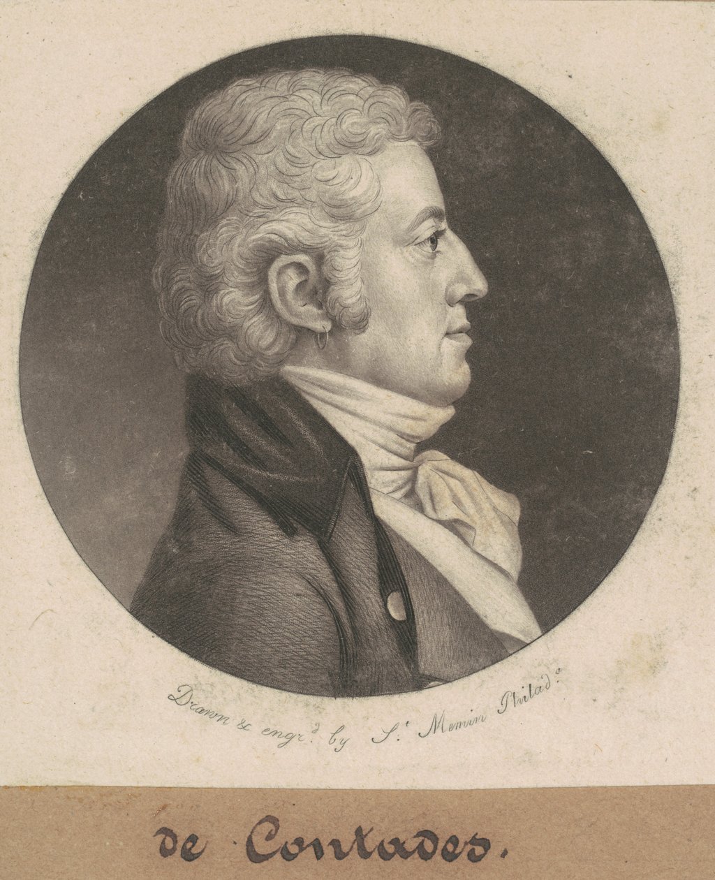 kont autorstwa Charles B. J. Févret de Saint Mémin