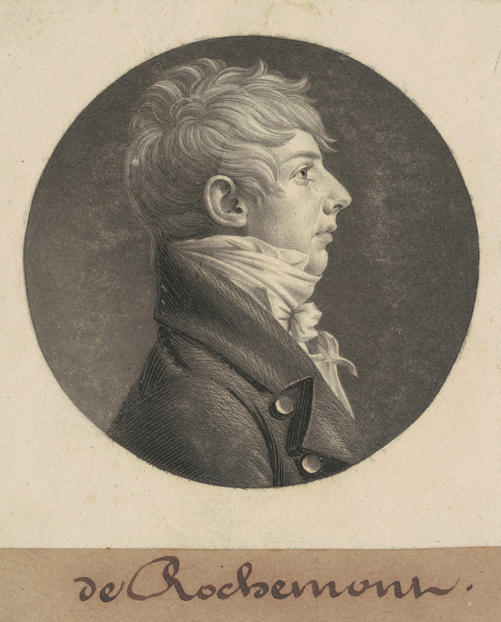 z Rochemont autorstwa Charles B. J. Févret de Saint Mémin