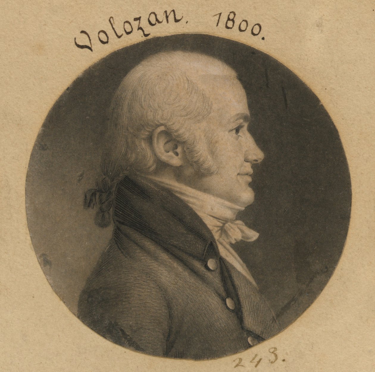 Denis A. Volozan autorstwa Charles Balthazar Julien Févret de Saint-Mémin