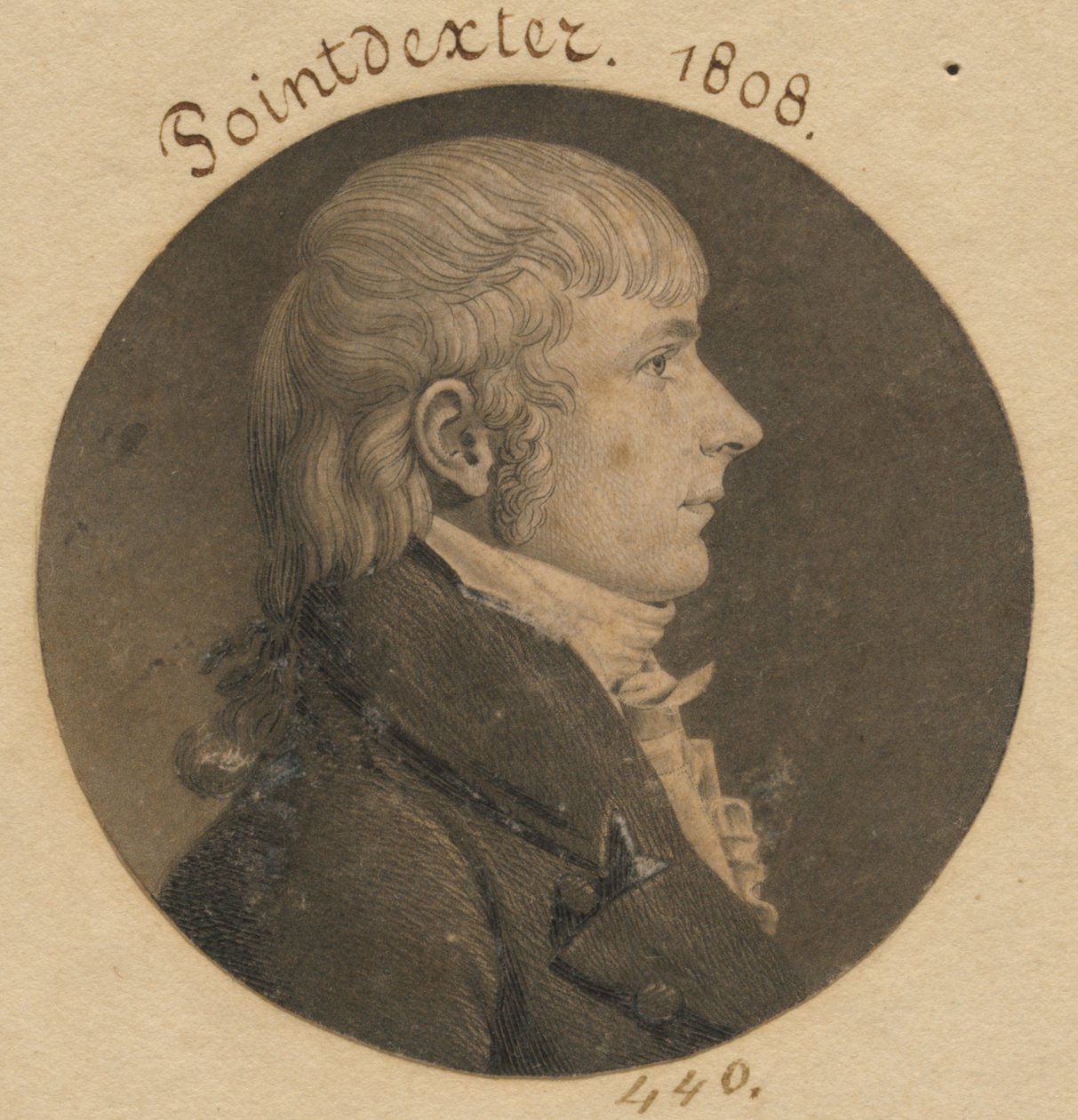 George Poindexter autorstwa Charles Balthazar Julien Févret de Saint-Mémin