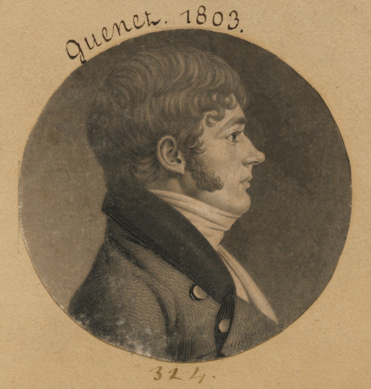 Guenet autorstwa Charles Balthazar Julien Févret de Saint-Mémin