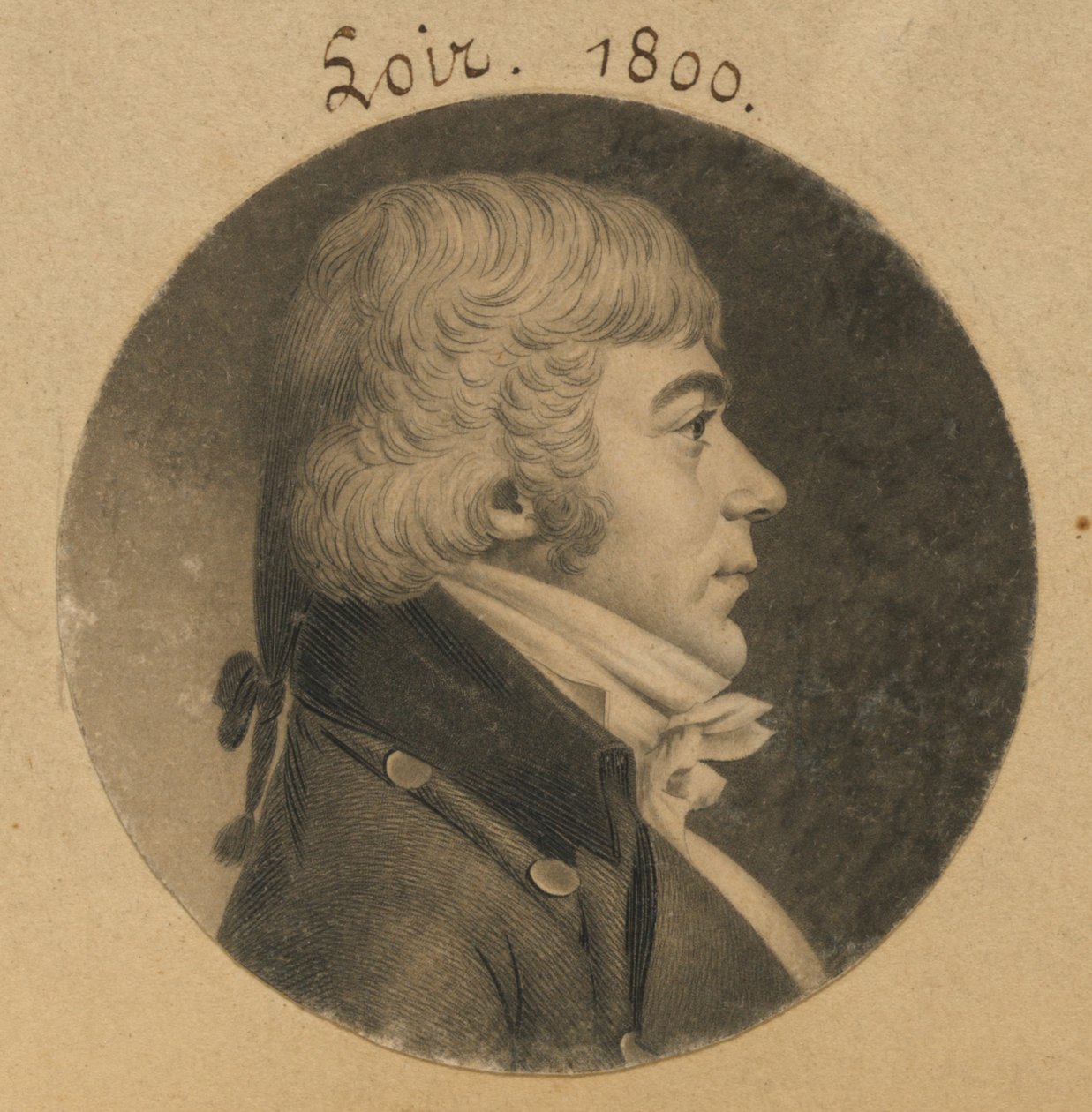 J. B. Loir autorstwa Charles Balthazar Julien Févret de Saint-Mémin
