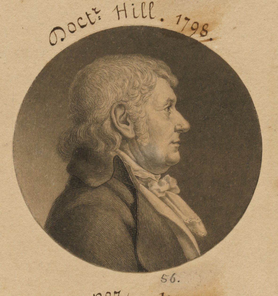 John Thurman autorstwa Charles Balthazar Julien Févret de Saint-Mémin