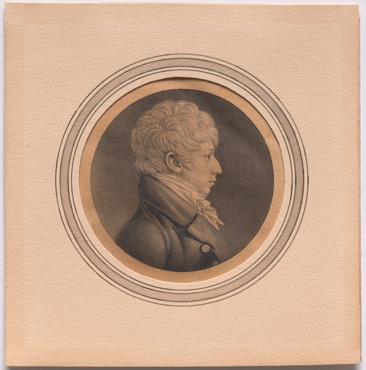 M. de Rochemont autorstwa Charles Balthazar Julien Févret de Saint-Mémin