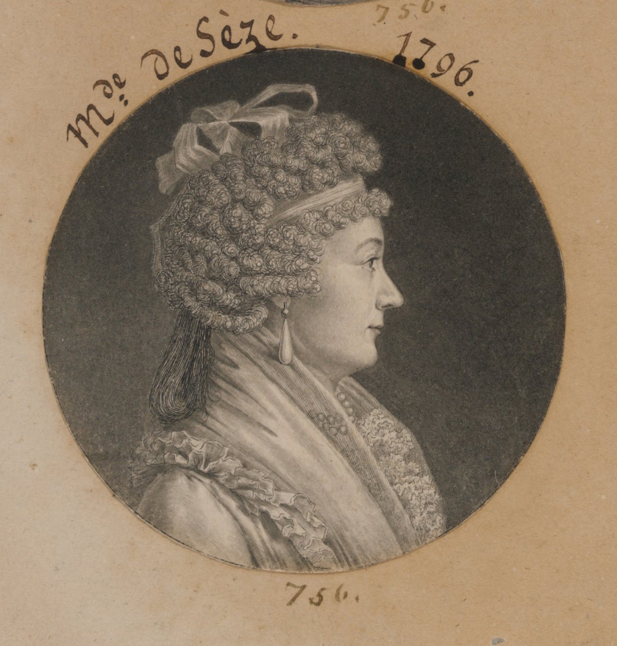 Madame de Sèze autorstwa Charles Balthazar Julien Févret de Saint-Mémin