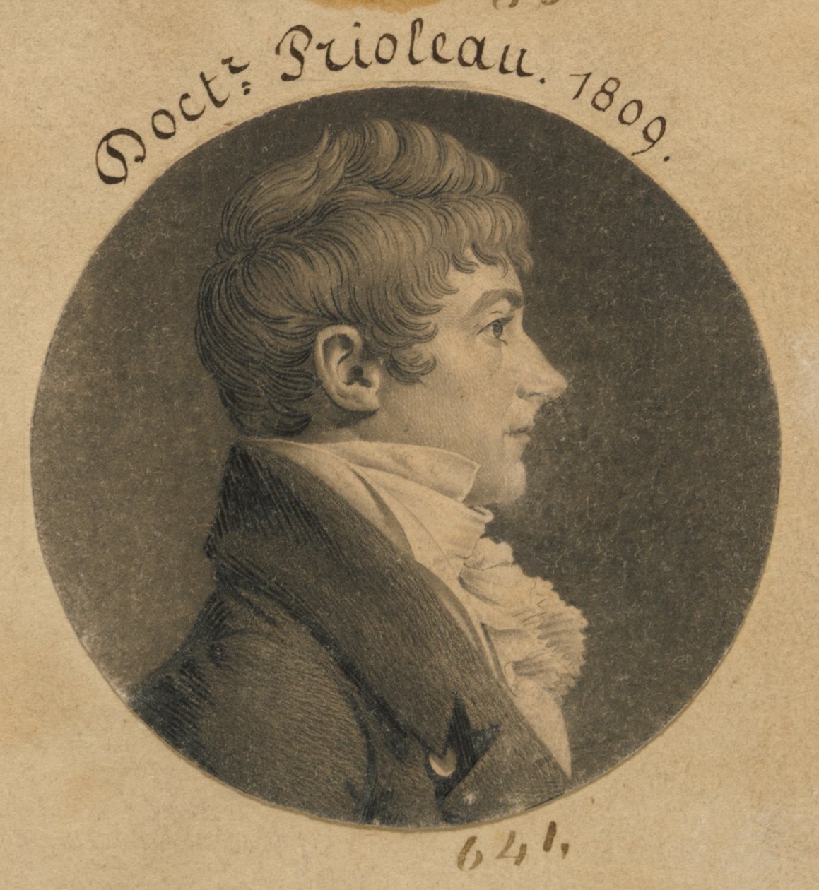 Philip Gendron Prioleau autorstwa Charles Balthazar Julien Févret de Saint-Mémin