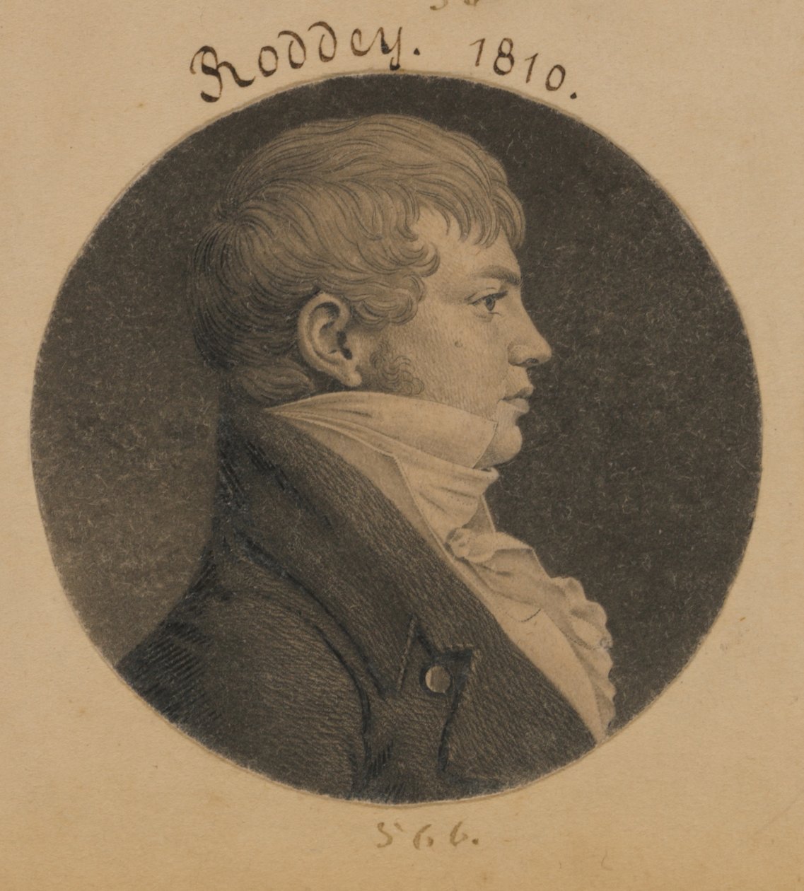 Roddey autorstwa Charles Balthazar Julien Févret de Saint-Mémin