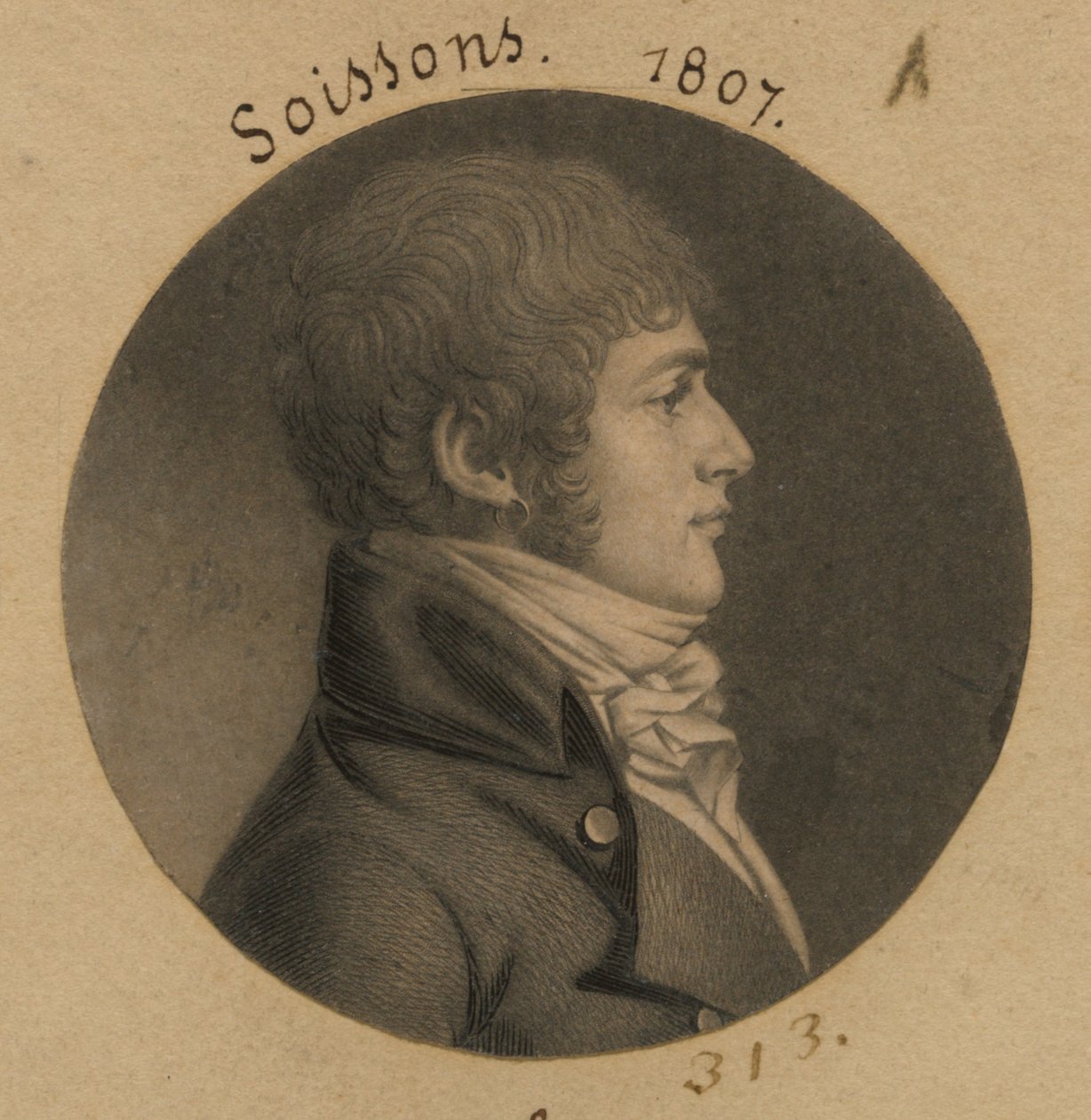 Soissons autorstwa Charles Balthazar Julien Févret de Saint-Mémin