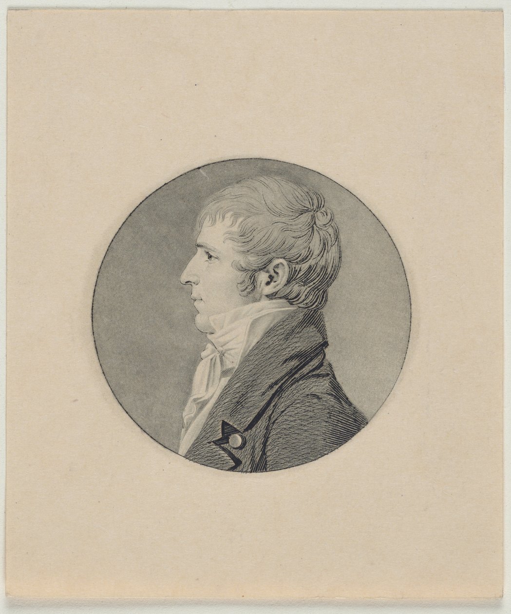 William H. Cabell autorstwa Charles Balthazar Julien Févret de Saint-Mémin