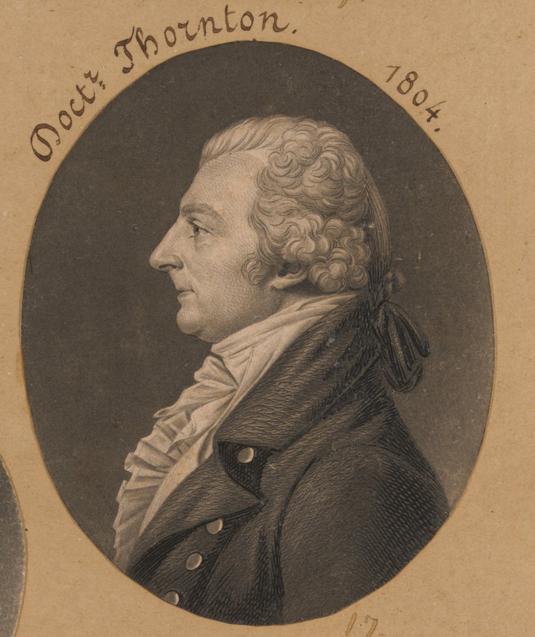 William Thornton autorstwa Charles Balthazar Julien Févret de Saint-Mémin