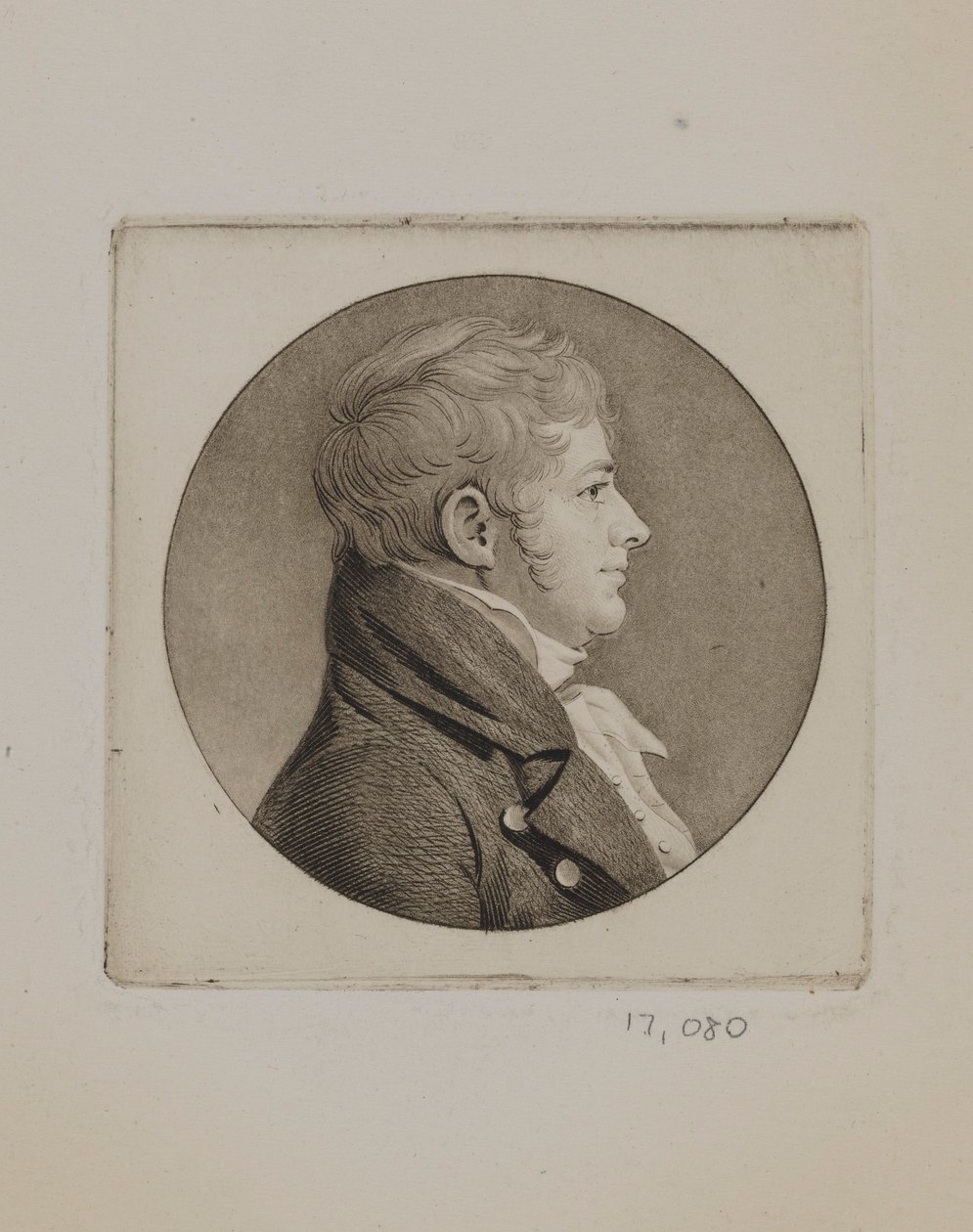 Sędzia Joseph Hopper Nicholson autorstwa Charles Balthazar Julien Févret de Saint Mémin