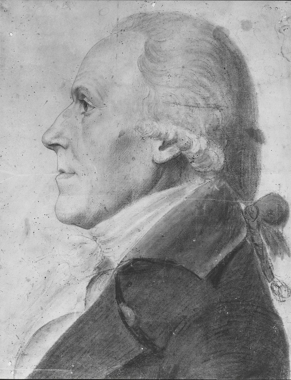 Portret mężczyzny, 1797-98. autorstwa Charles Balthazar Julien Févret de Saint Mémin