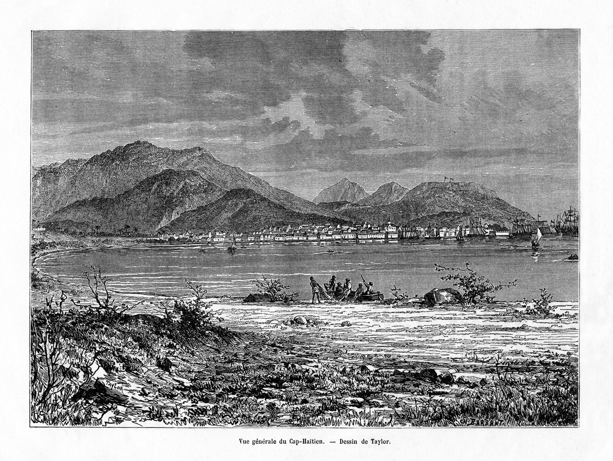 Cap Haitien, Haiti, XIX w. autorstwa Charles Barbant